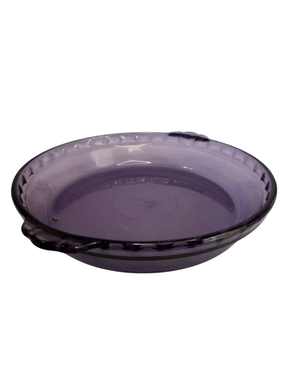 Vintage Pyrex Amethyst Purple #229 Flavor Saver Pie Plate 10